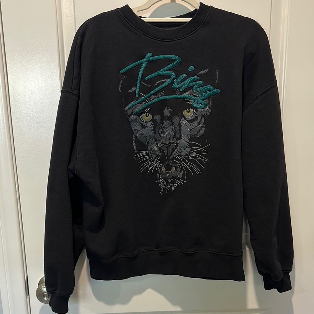 Anine Bing Kenny Panther Sweatshirt - Picture 4 of 9